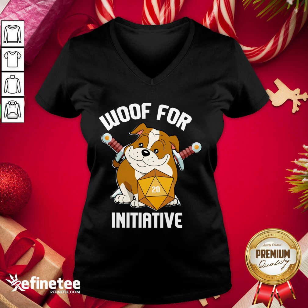 Beautiful Woof For Initiative Bulldog D20 Shirt