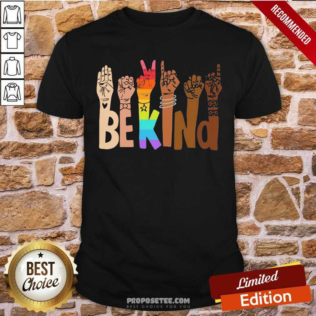 Bekind Hand Juneteenth Day LGBT Shirt