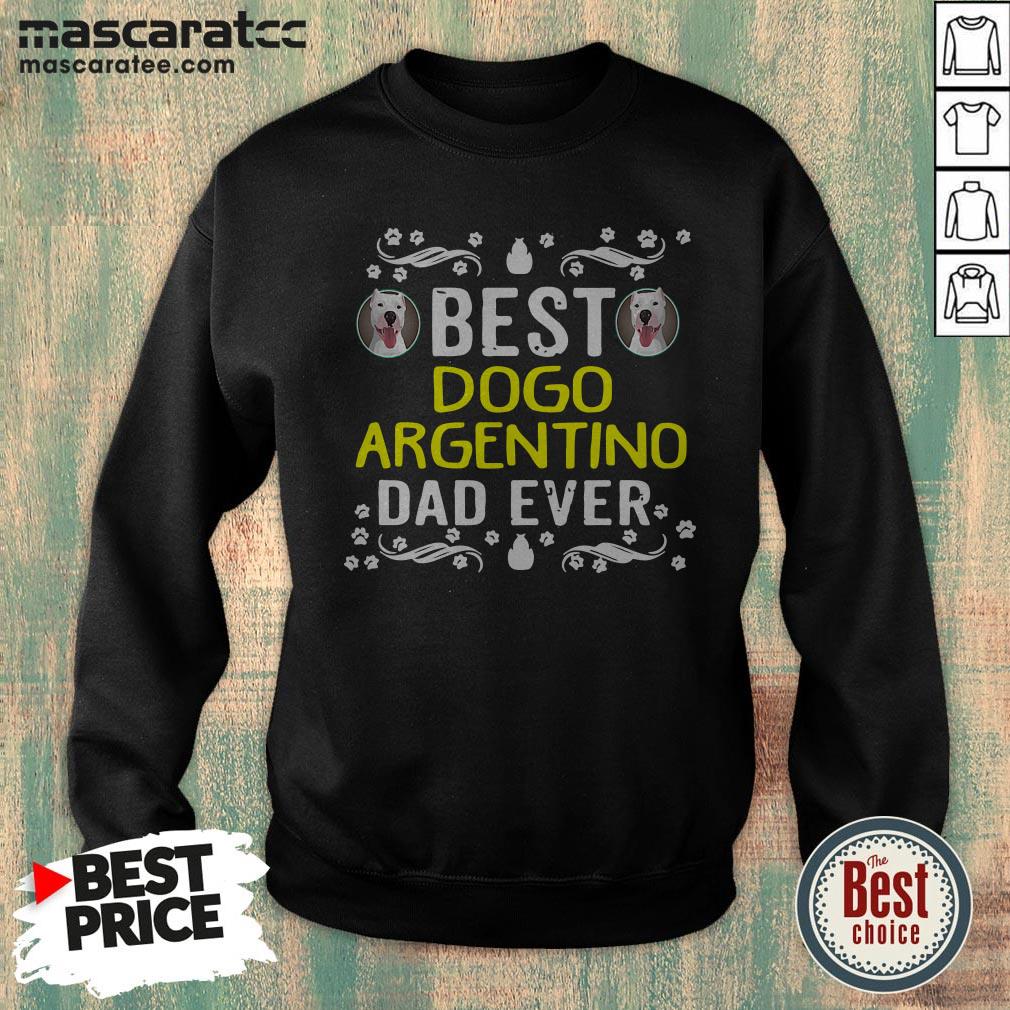 Best Dogo Argentino Dad Ever Shirt