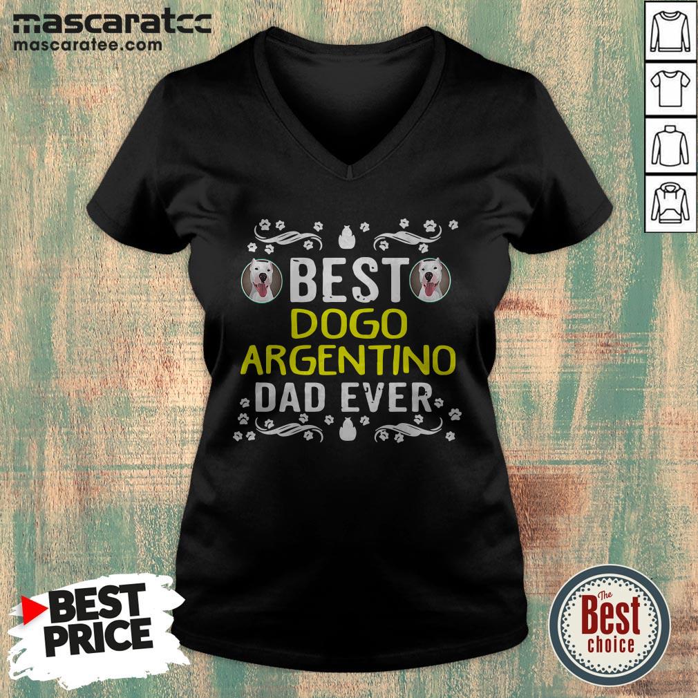 Best Dogo Argentino Dad Ever Shirt