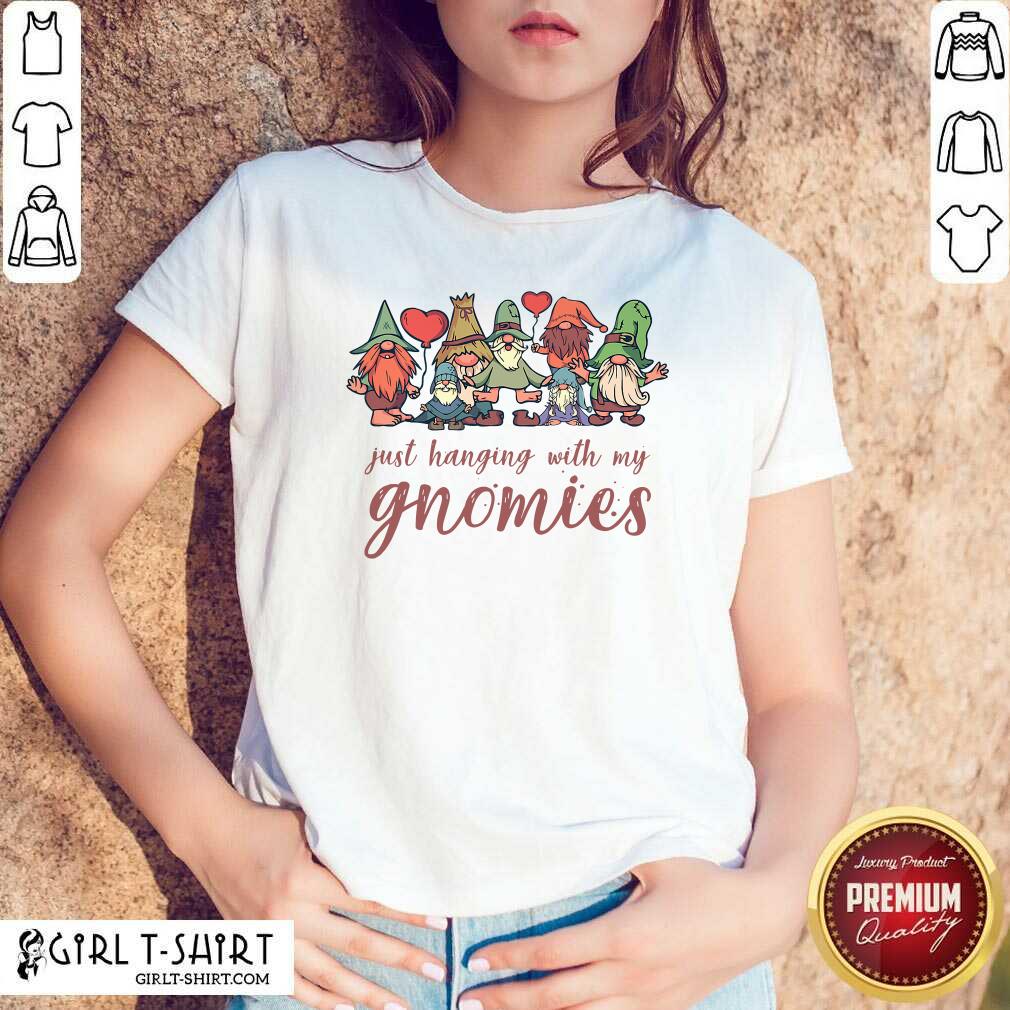 Best Just Hanging With My Gnomies Christmas Squad Shirt