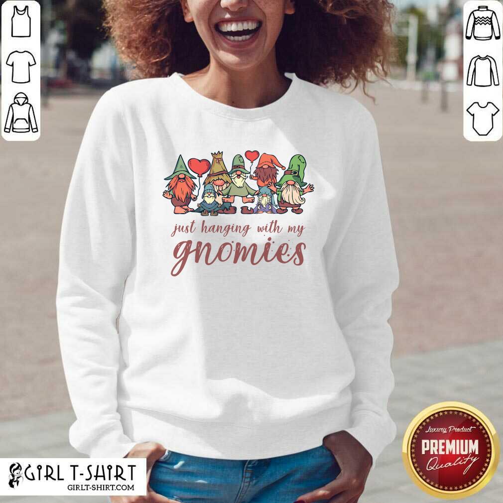 Best Just Hanging With My Gnomies Christmas Squad Shirt