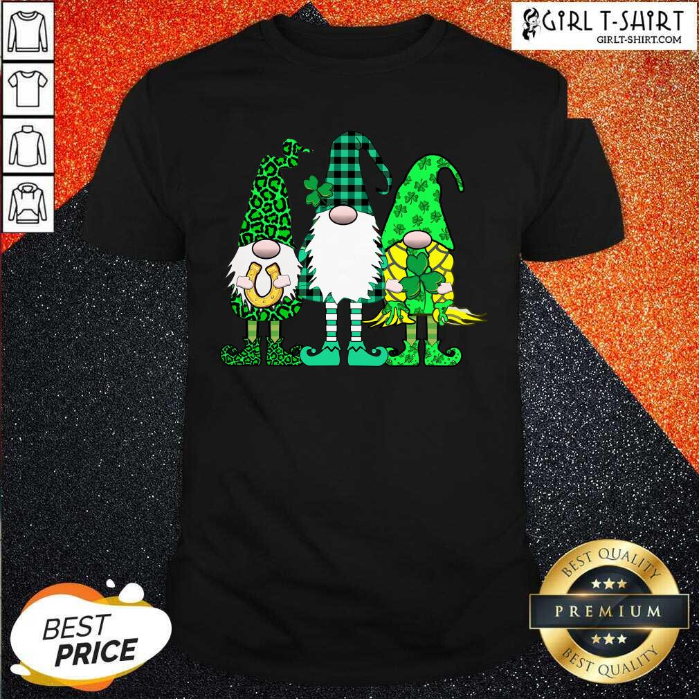 Better Three Gnomes Lucky St Patricks Day Shirt