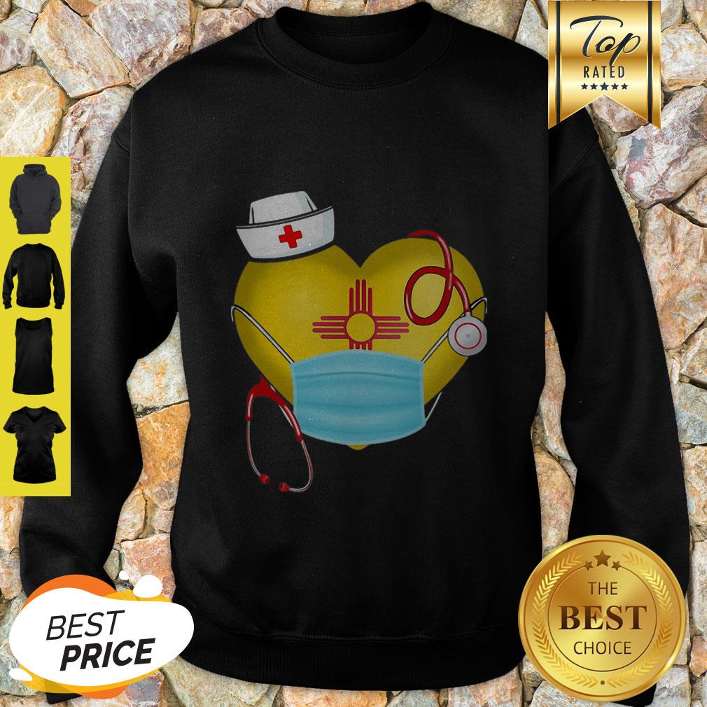 New Mexico Nurse Heart Stethoscope 2020 Coronavirus Shirt