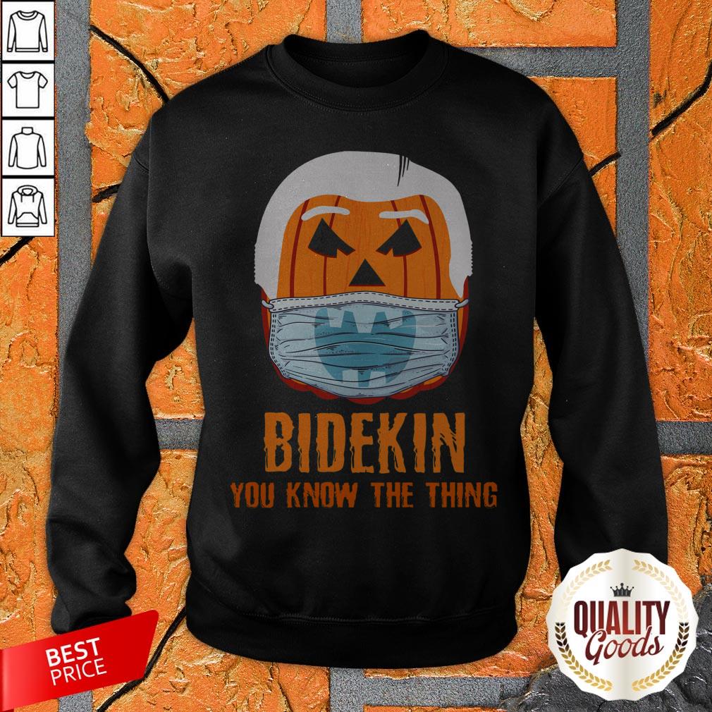 Bidekin Biden Face Mask You Know The Thing Halloween Shirt
