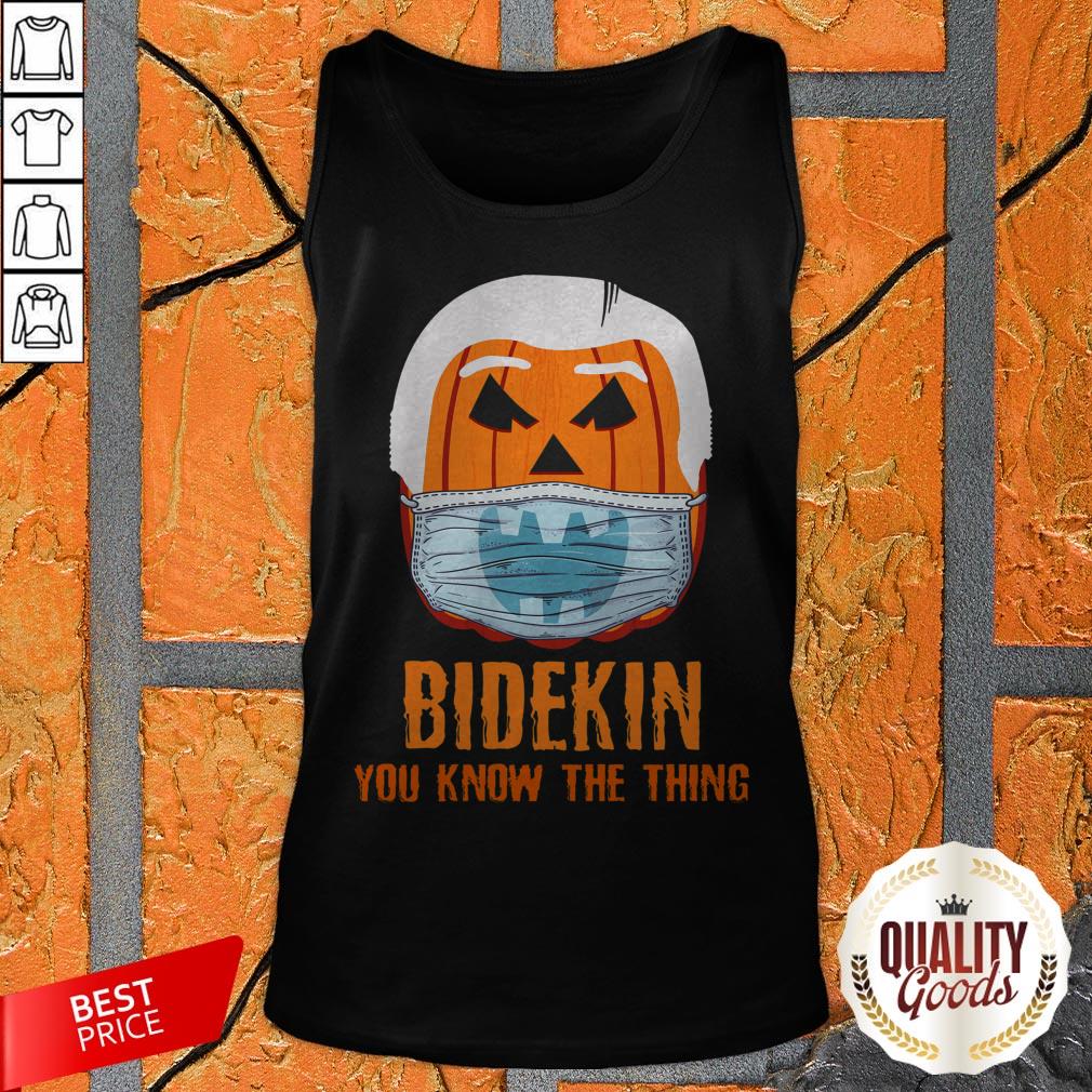 Bidekin Biden Face Mask You Know The Thing Halloween Shirt