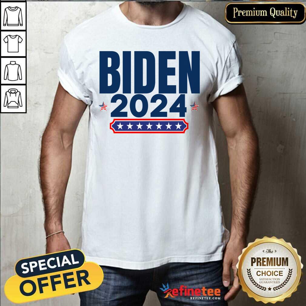 Biden 2024 Stars And Stripes Red White And Blue Shirt