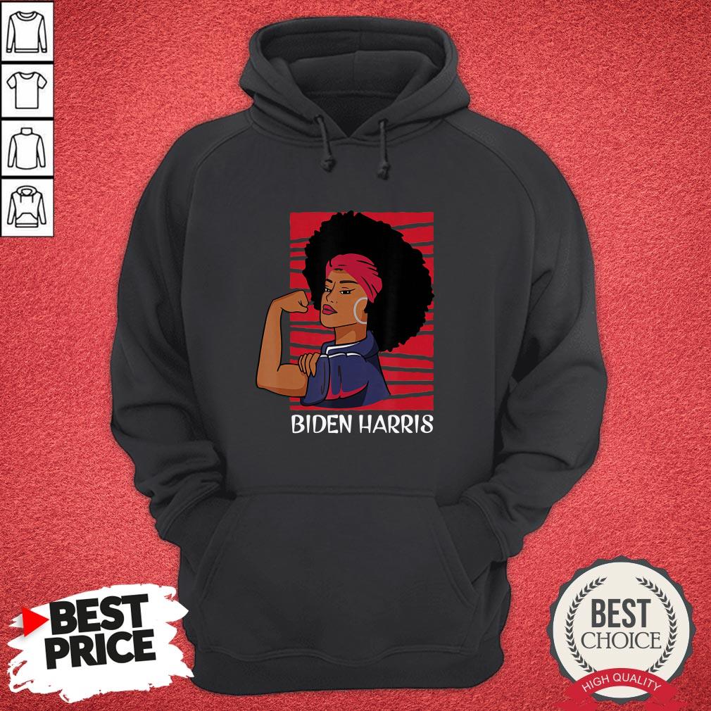 Biden Harris 2020 Black Afro Women In Rosie Riveter Shirt