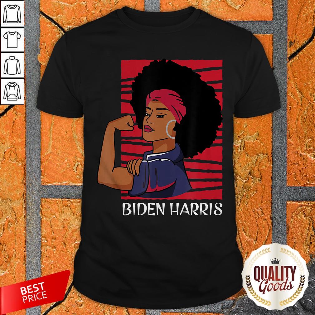 Biden Harris 2020 Black Afro Women Shirt