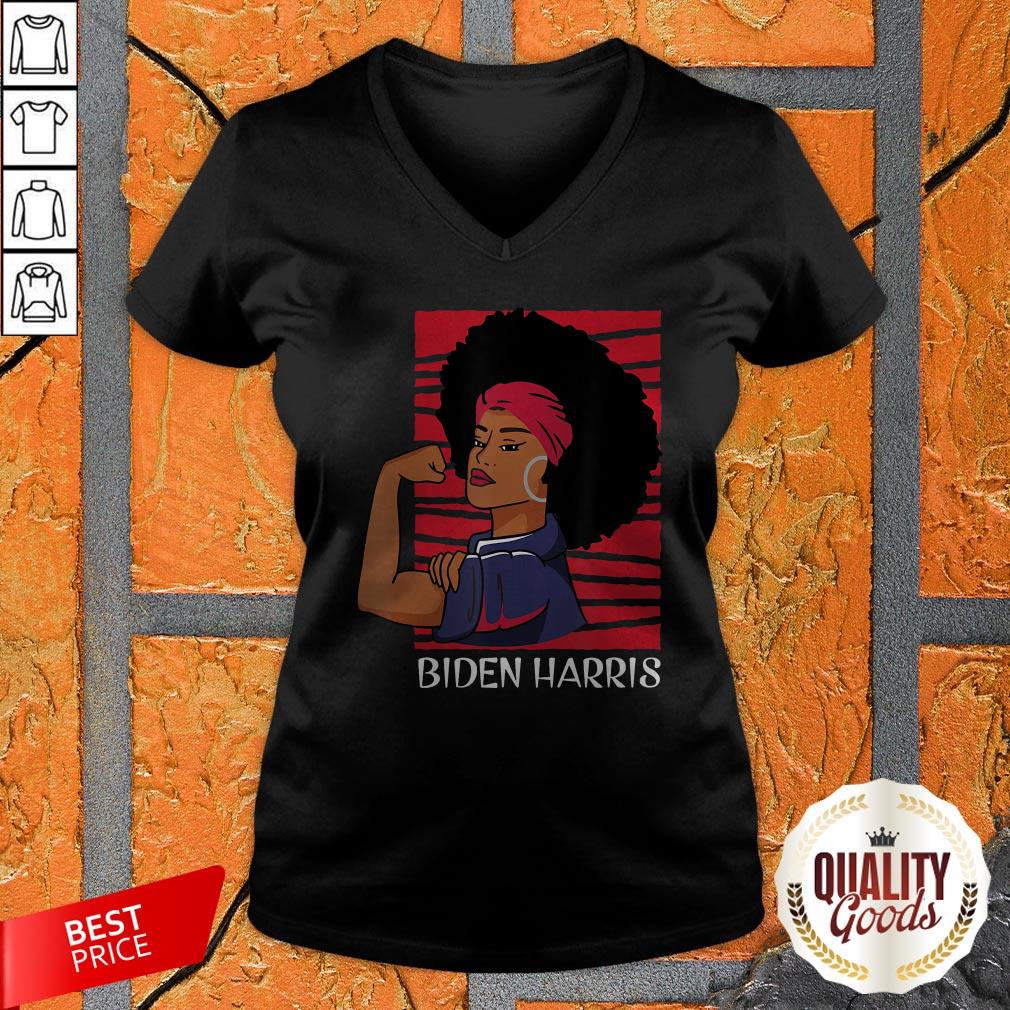 Biden Harris 2020 Black Afro Women Shirt