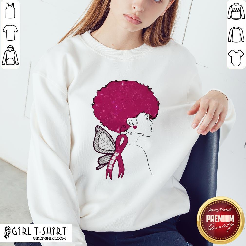 Black Girl Breast Cancer Hope Shirt