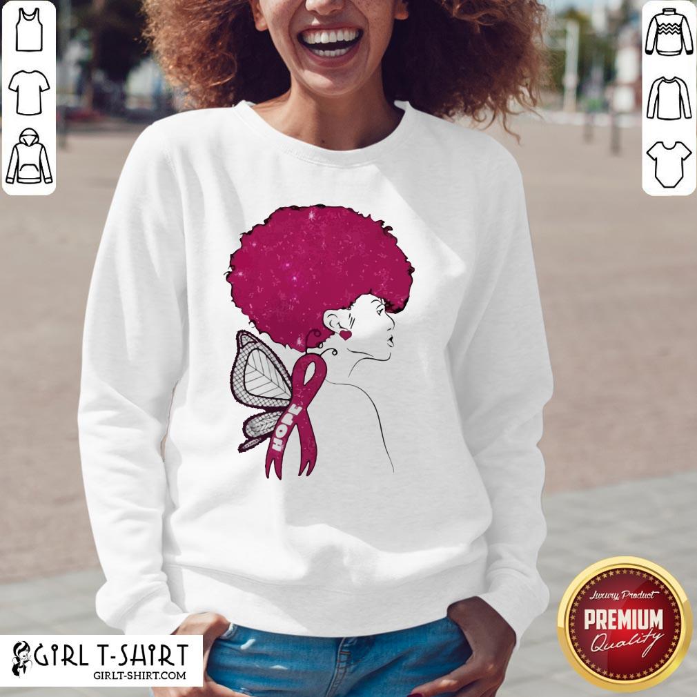 Black Girl Breast Cancer Hope Shirt
