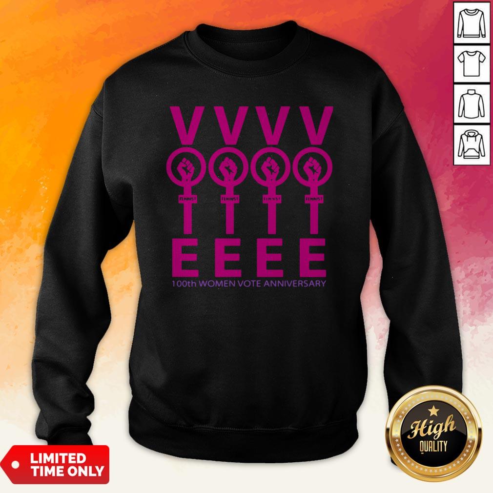 Black Lives Matter Vvvv Eeee 100Th Women Vote Anniversary Shirt