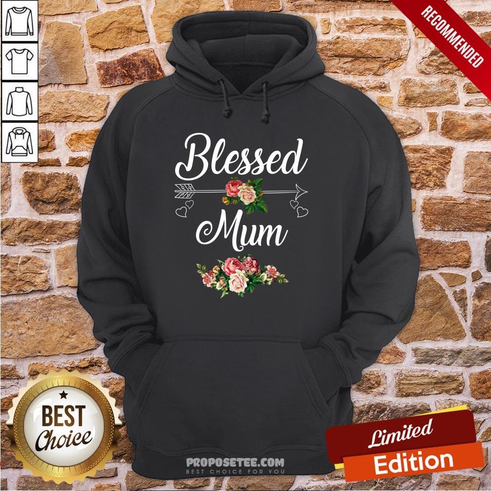 Blessed Mum Flower Mother Day Shirt