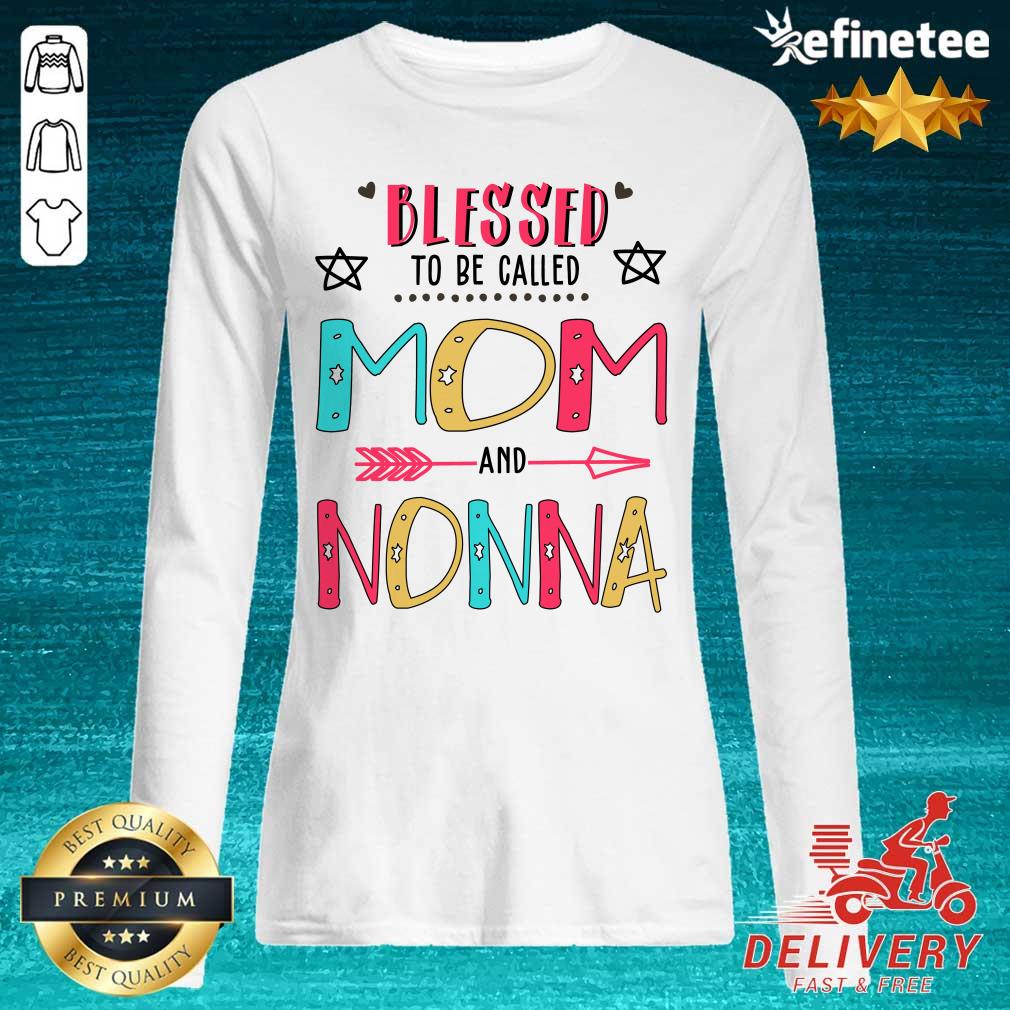 Blessed To Be Called Mom And Nonna Mother Day Shirt