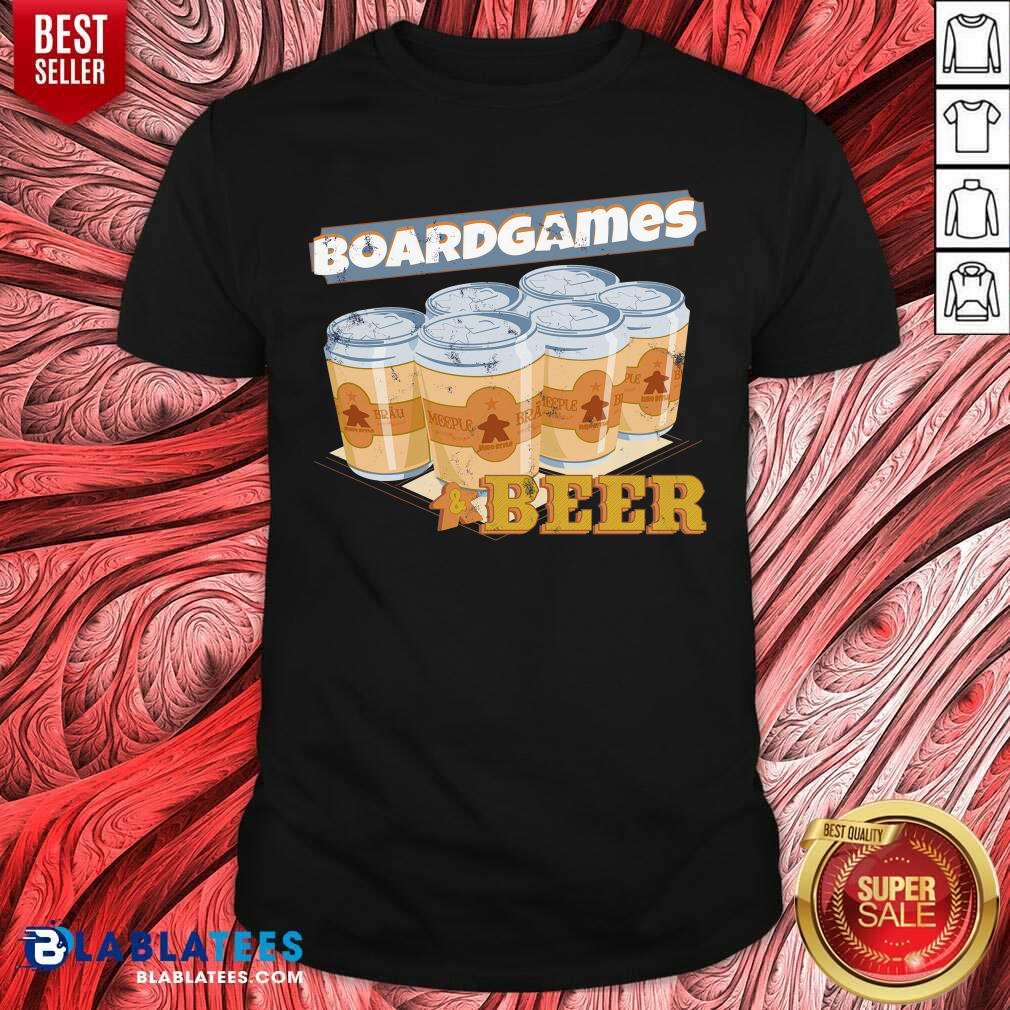 Board Games Beer Shirt