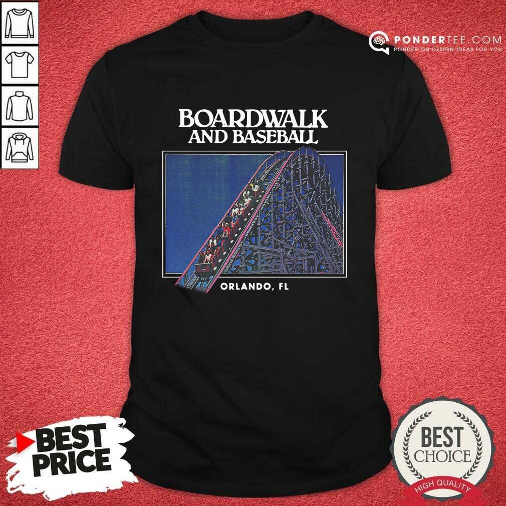 Boardwalk And Baseball Shirt