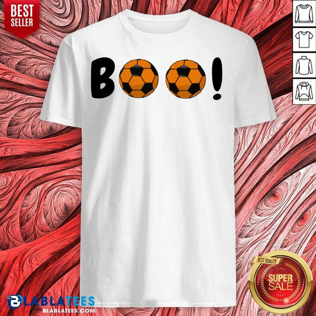 BOO! Halloween Youth Soccer Football Futbol Holiday Shirt