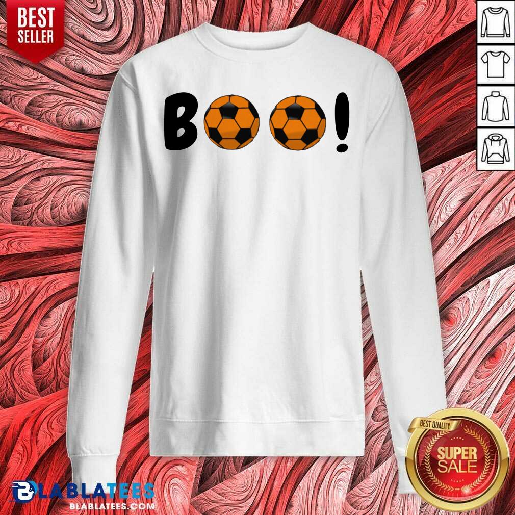 BOO! Halloween Youth Soccer Football Futbol Holiday Shirt