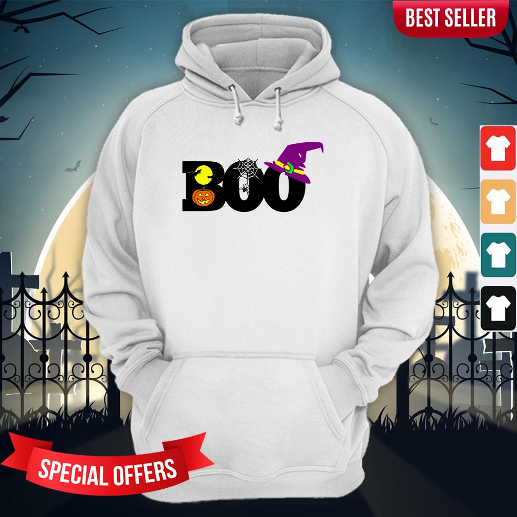 Boo Witch Pumpkin Spider Gift Halloween Day Shirt