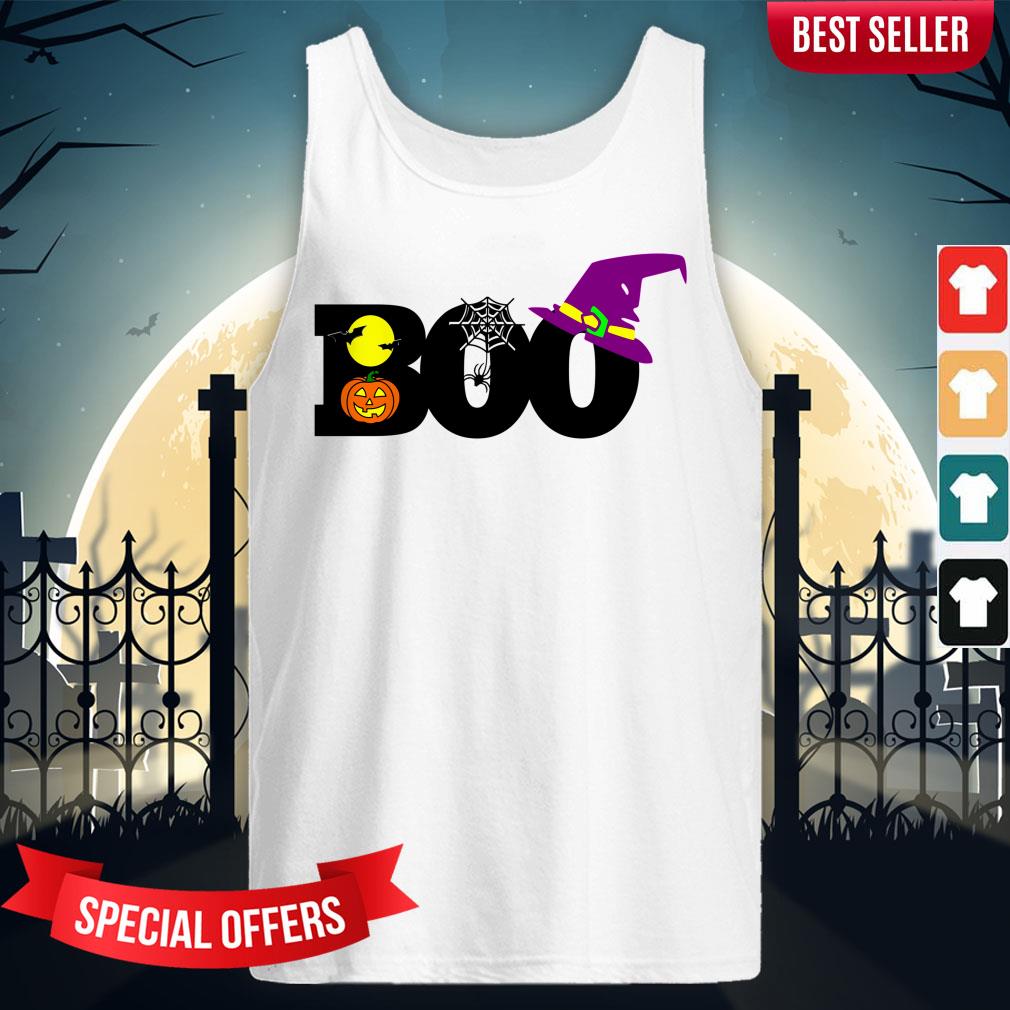Boo Witch Pumpkin Spider Gift Halloween Day Shirt