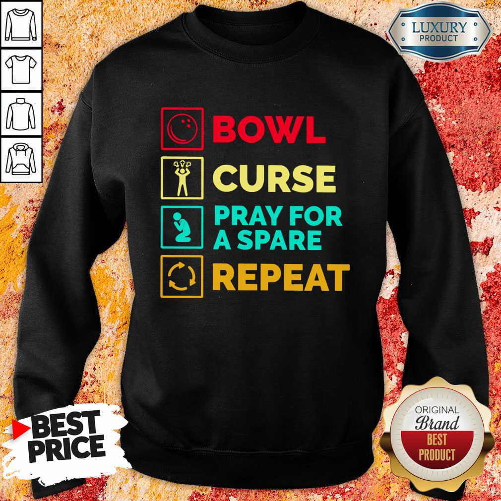 Bowl Curse Pray For A Spare Repeat Shirt