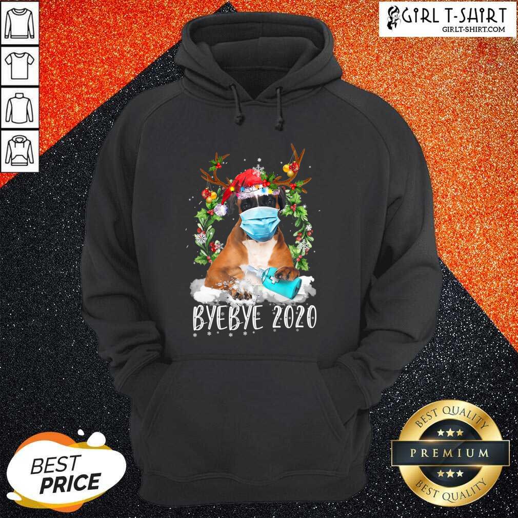 Boxer Christmas Face Mask Shirt