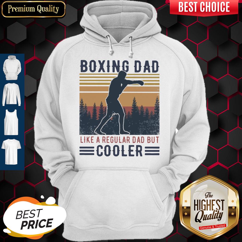 Boxing Dad Like A Regular Dad But Cooler Vintage Shirt