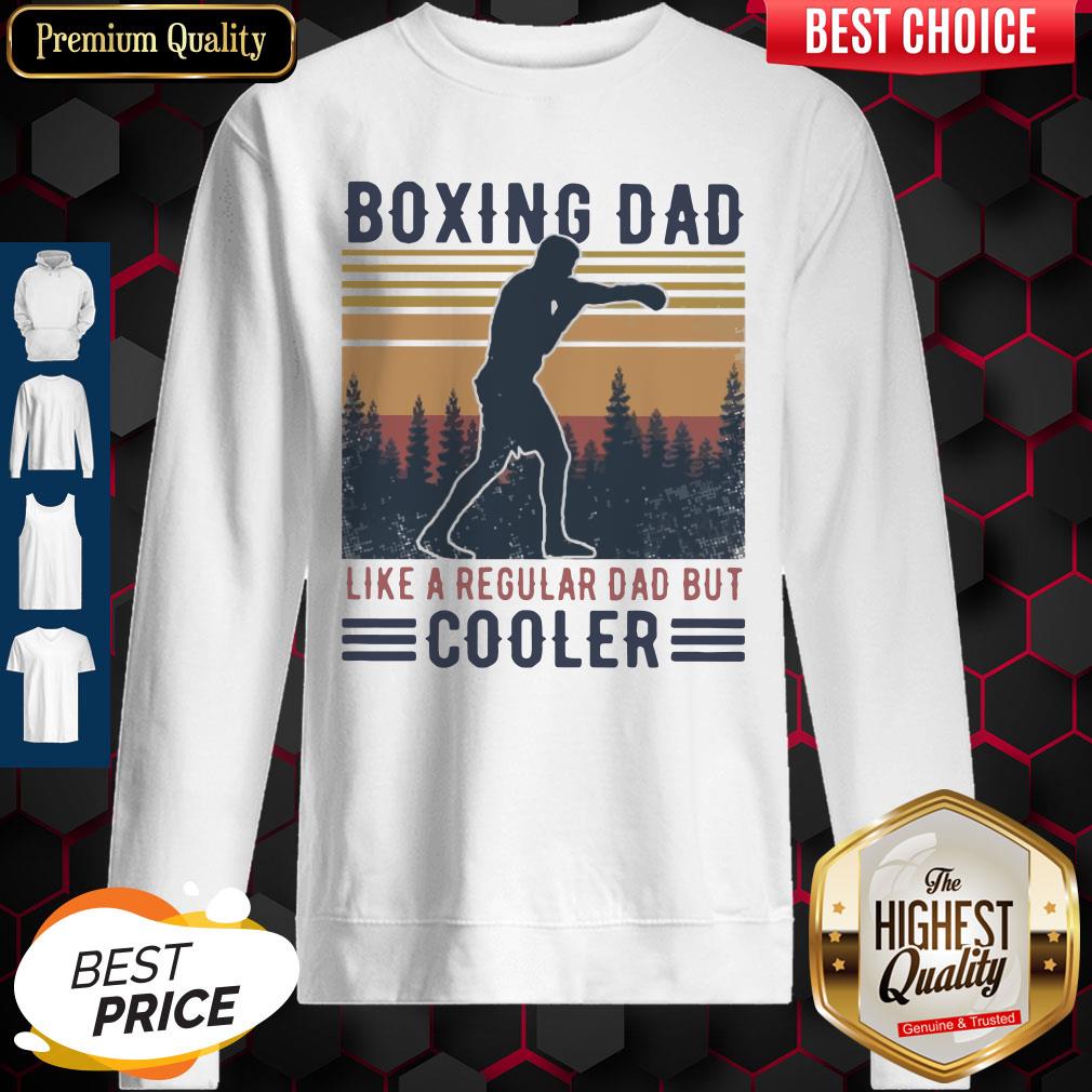 Boxing Dad Like A Regular Dad But Cooler Vintage Shirt
