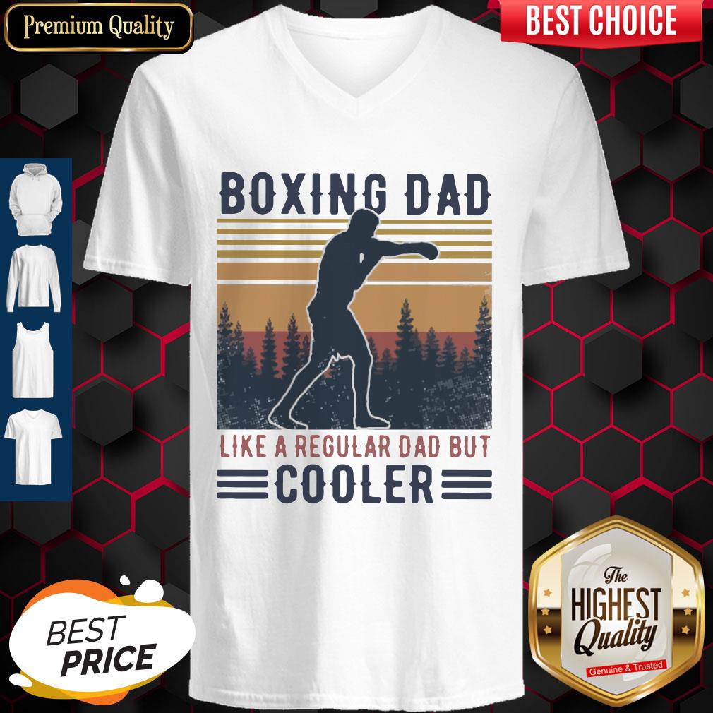Boxing Dad Like A Regular Dad But Cooler Vintage Shirt