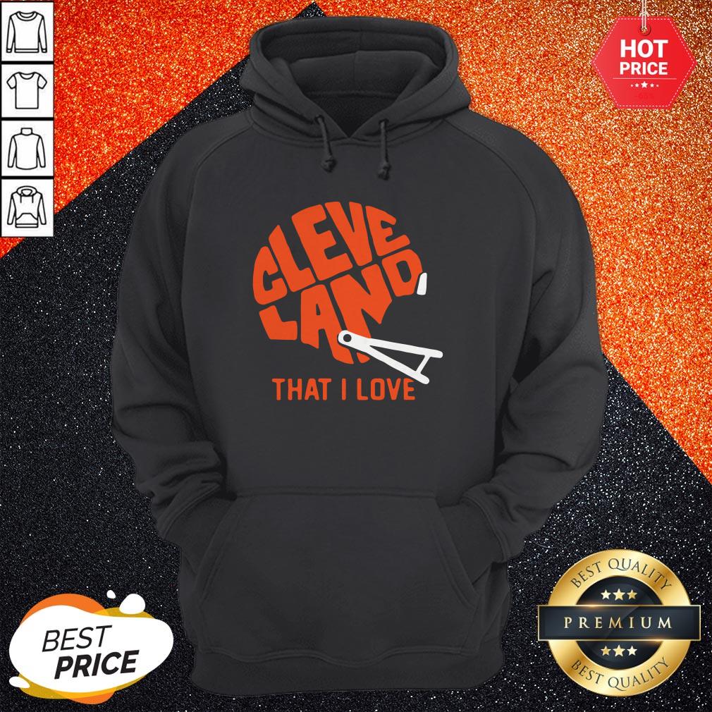 Brown Cleveland That I Love Football Shirt