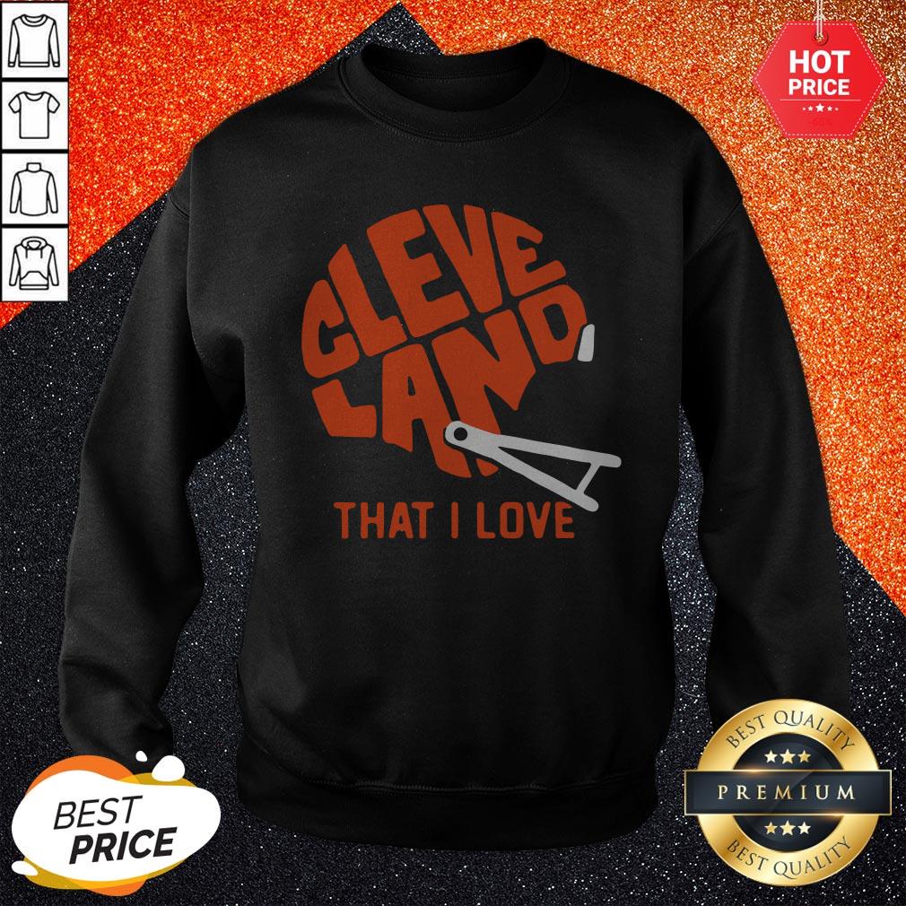 Brown Cleveland That I Love Football Shirt
