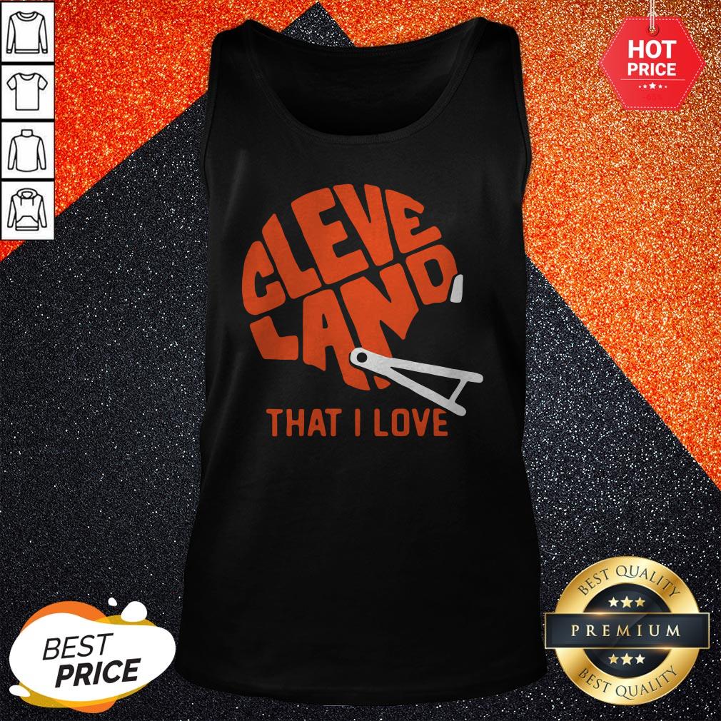 Brown Cleveland That I Love Football Shirt