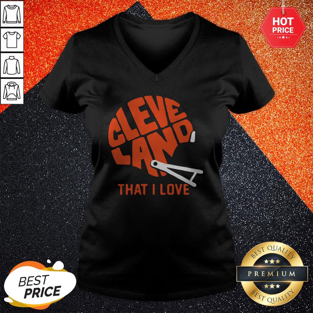 Brown Cleveland That I Love Football Shirt