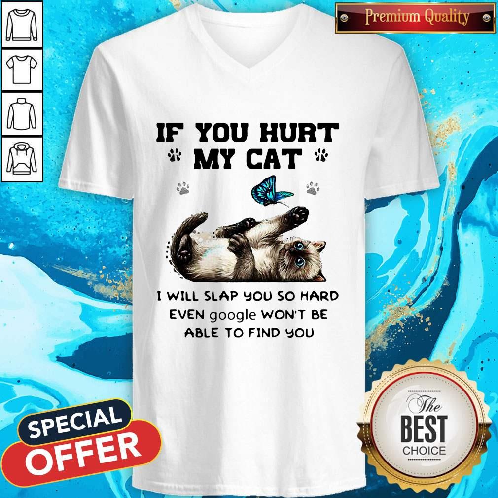 butterfly-if-you-hurt-my-cat-i-will-slap-you-so-hard-even-google-wont-be-able-to-find-you-v-neck.jpg