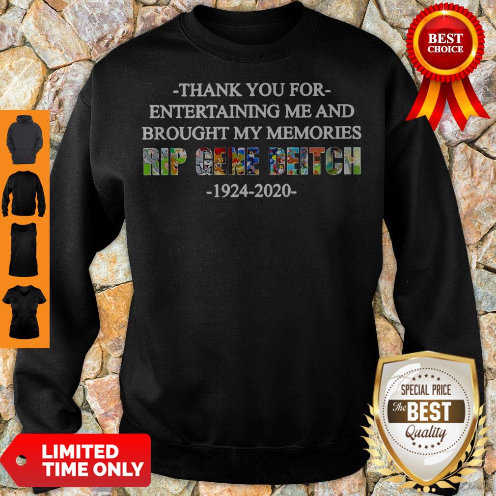 Top Rip Gene Deitch Thank You For Entertaining Me 1924 2020 Shirt