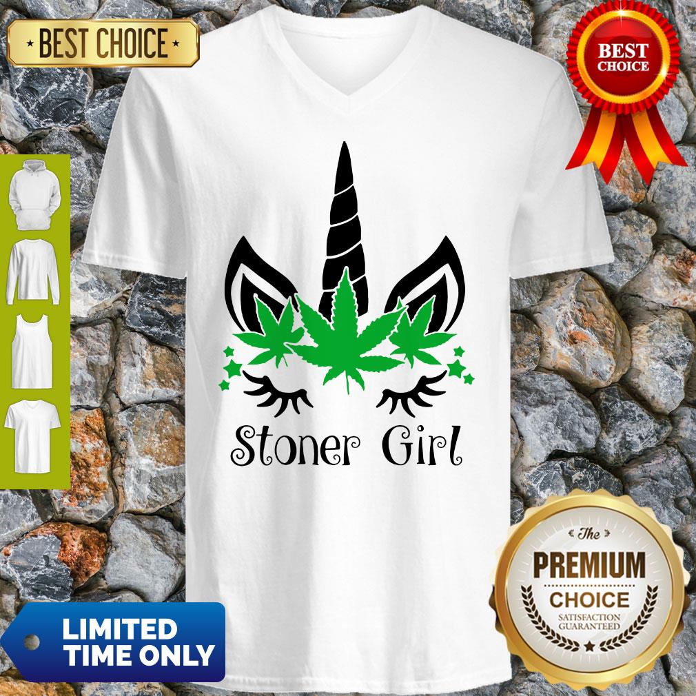 Unicorn Cannabis Marijuana Stoner Girl Shirt
