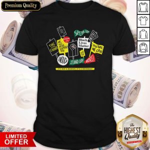 Pretty Fast Shipping Starbucks White Black Lives Matter BLM Shirt