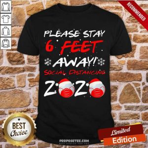 Top Please Stay 6 Feet Golf In Mask Social Distancing 2020 Wear Mask Shirt