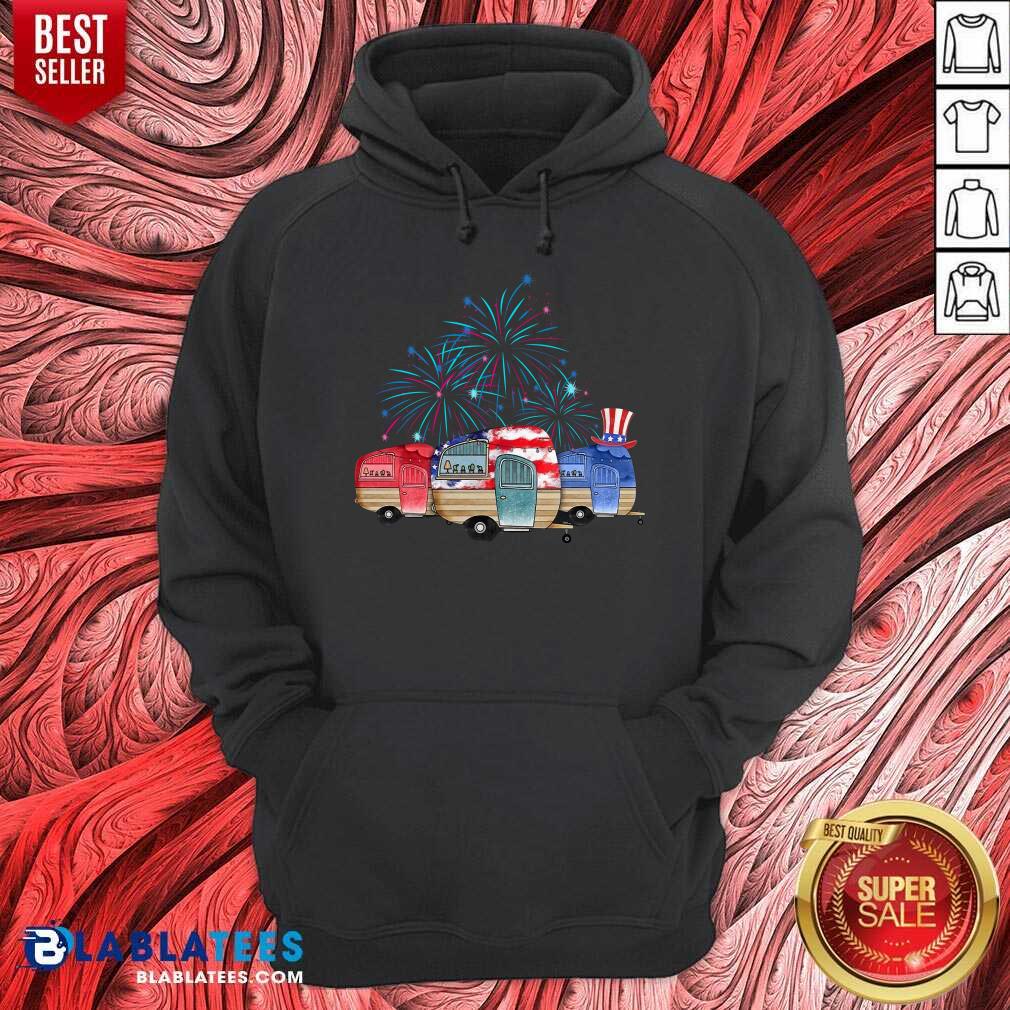 Camping 4th Of July Shirt