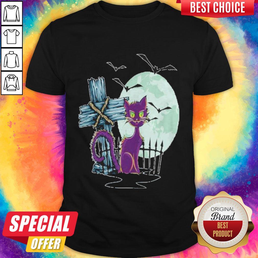 Cat Halloween Holiday Official Premium Perfect Top Shirt