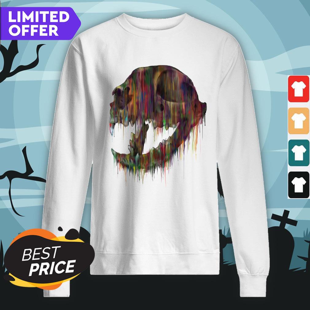 Cat Skull Day Of The Dead Dia De Los Muertos Shirt
