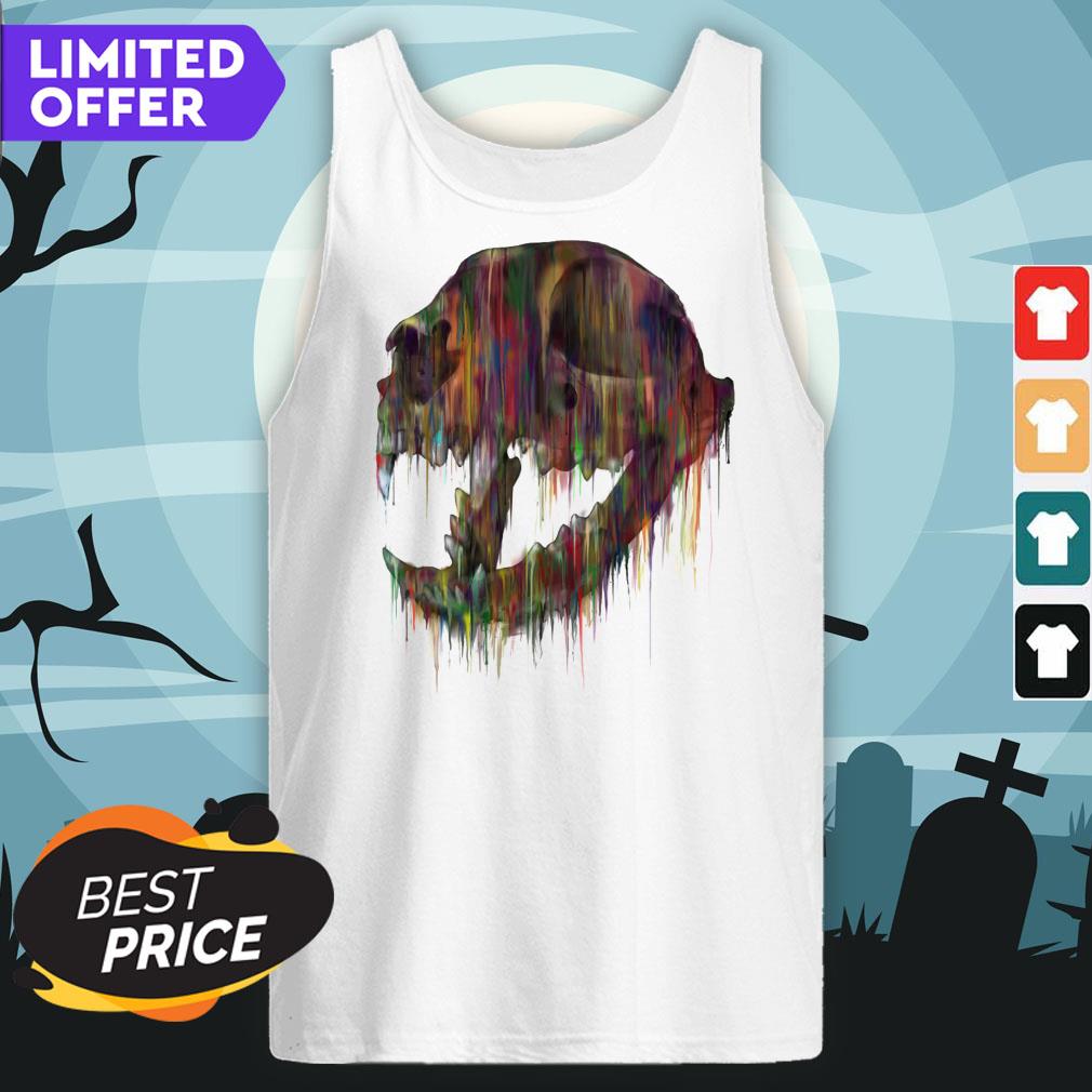 Cat Skull Day Of The Dead Dia De Los Muertos Shirt