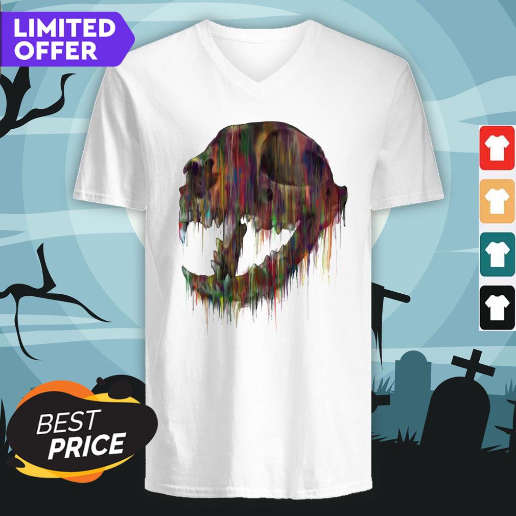 Cat Skull Day Of The Dead Dia De Los Muertos Shirt