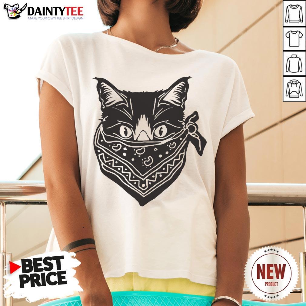 Cat Wearing Mask Quarantine Shirt