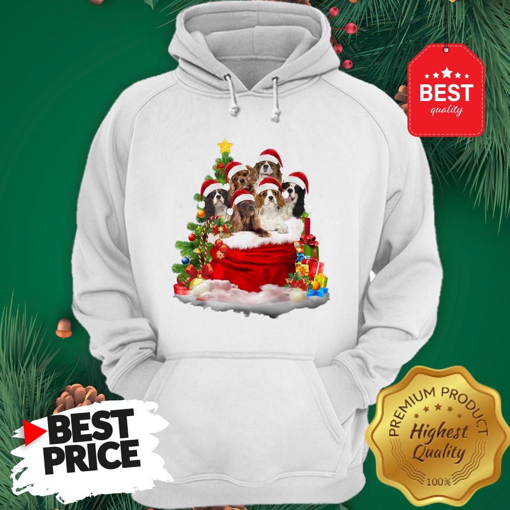 Cavalier King Charles Spaniel Santa Claus Christmas Shirt