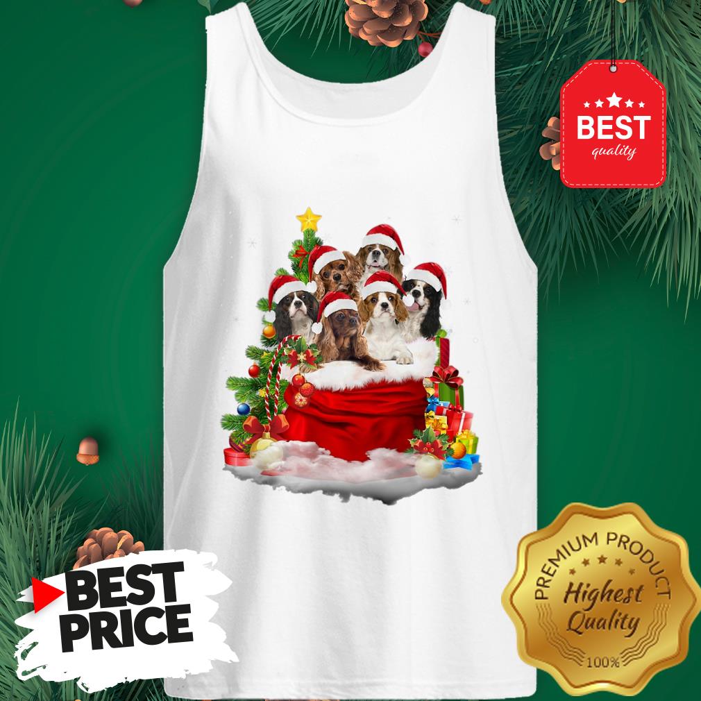 Cavalier King Charles Spaniel Santa Claus Christmas Shirt