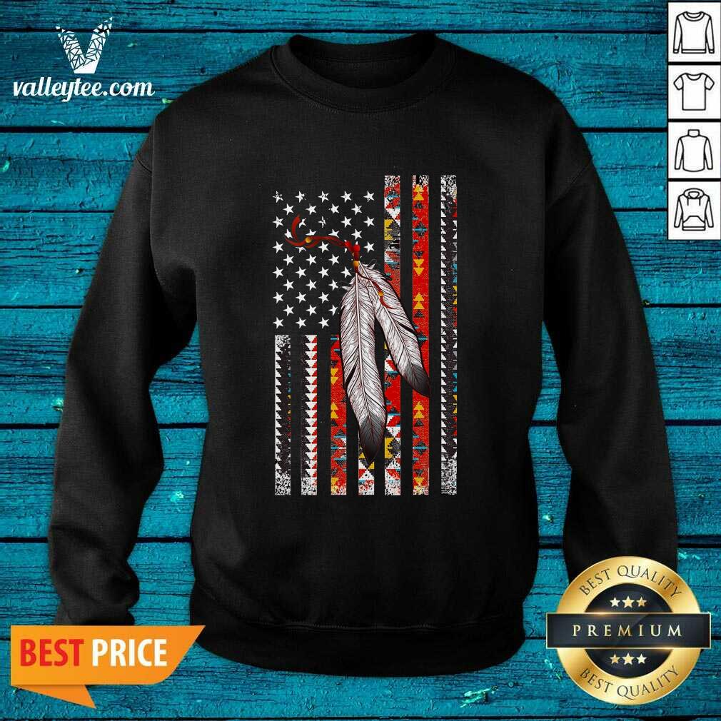 Cherokee Indians Native American Flag Shirt