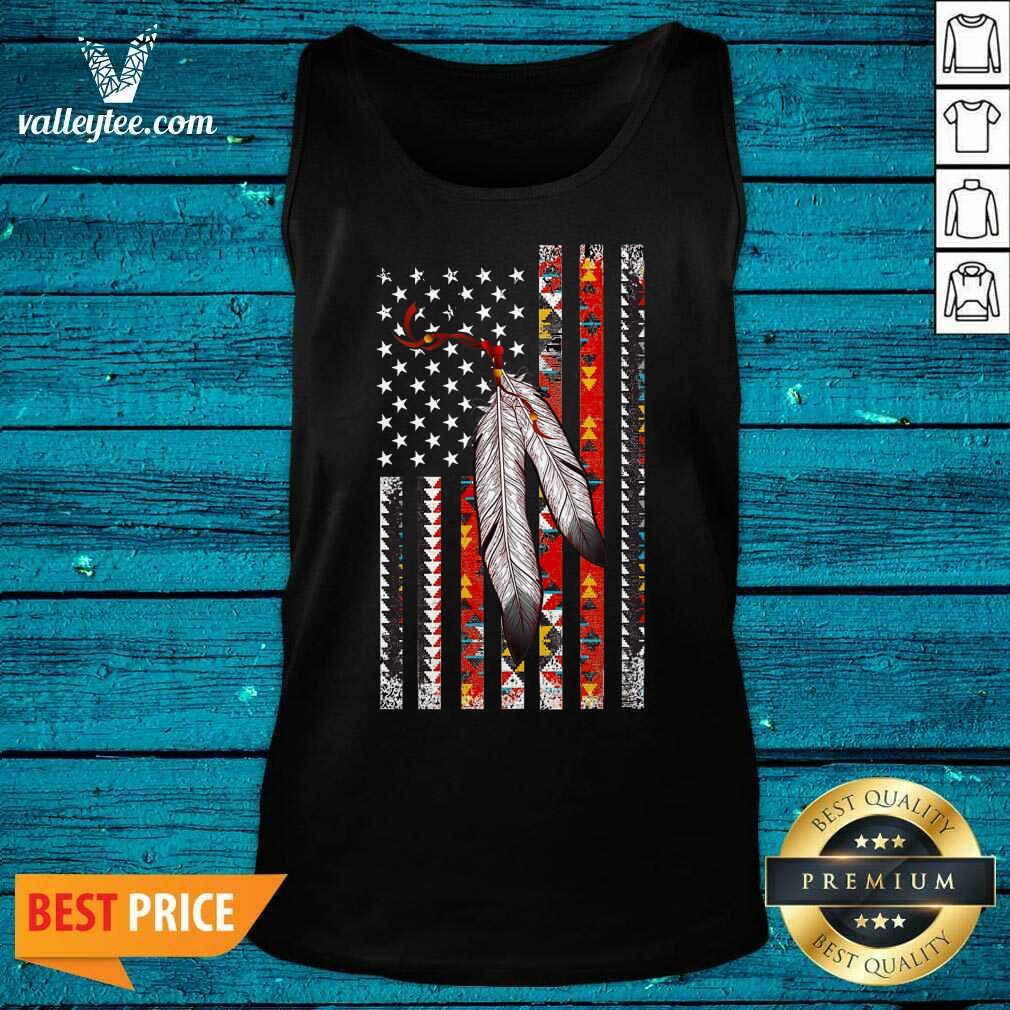 Cherokee Indians Native American Flag Shirt