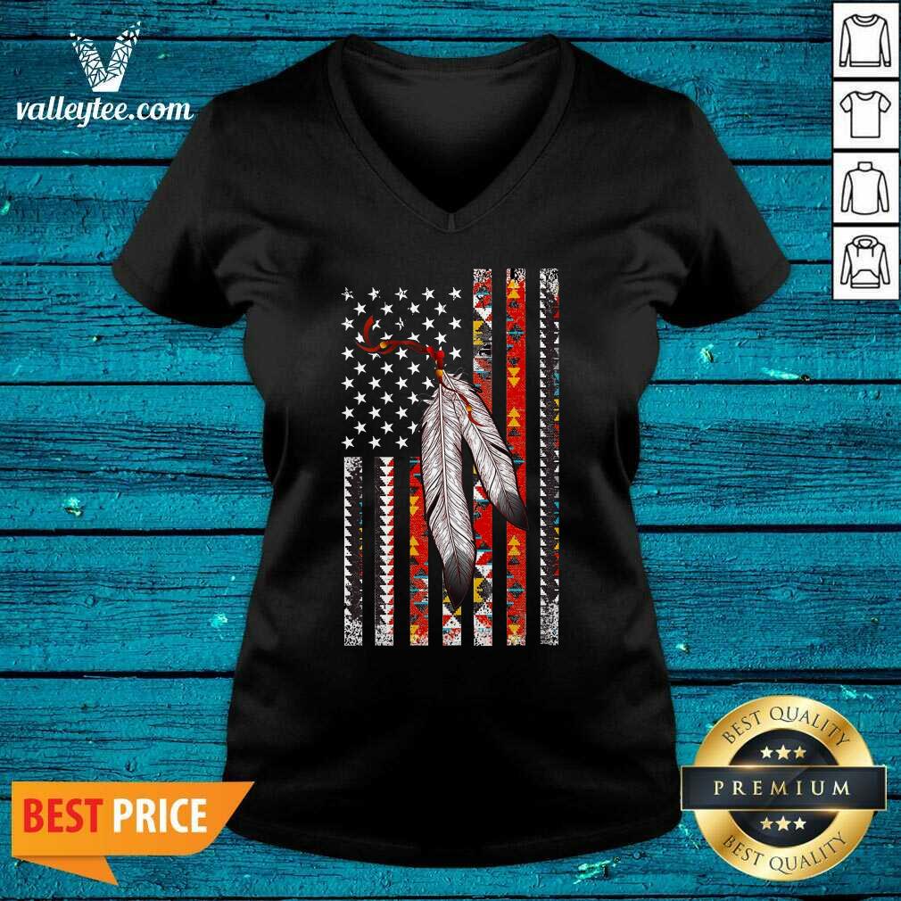 Cherokee Indians Native American Flag Shirt